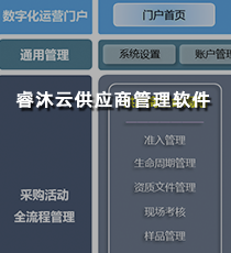 睿沐云供应商管理软件